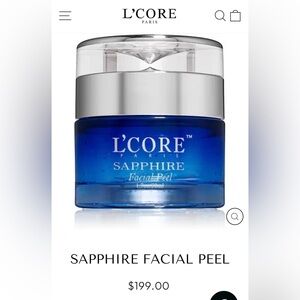 Sapphire Facial Peel - Blue, new with box